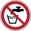 ISO-Safety Sign - Not drinking water Ø200mm